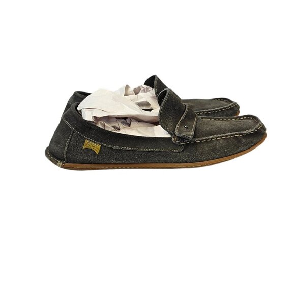 Camper Mens Casco Suede Moccasins Size 42 US 9 Gray Rubber Sole - Picture 10 of 12